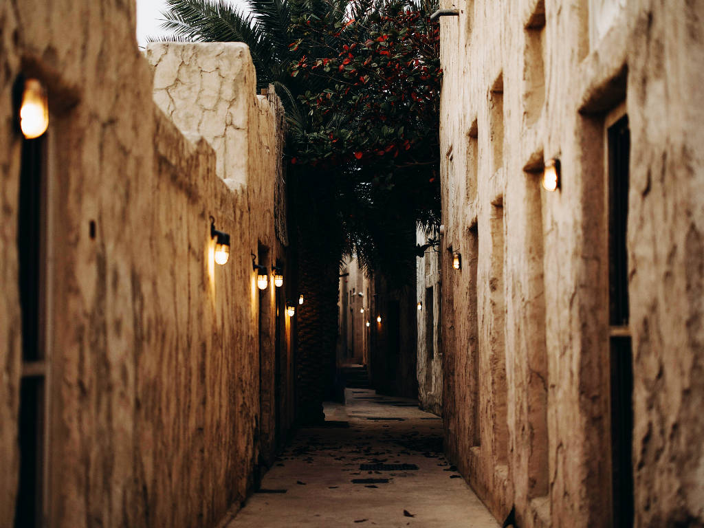 Vialetto secondario in Dubai