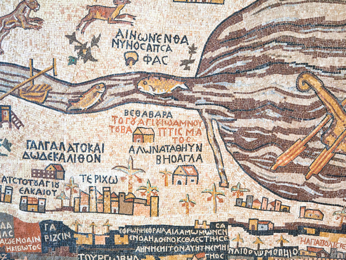 Madaba e i mosaici bizantini della città delle mappe sacre