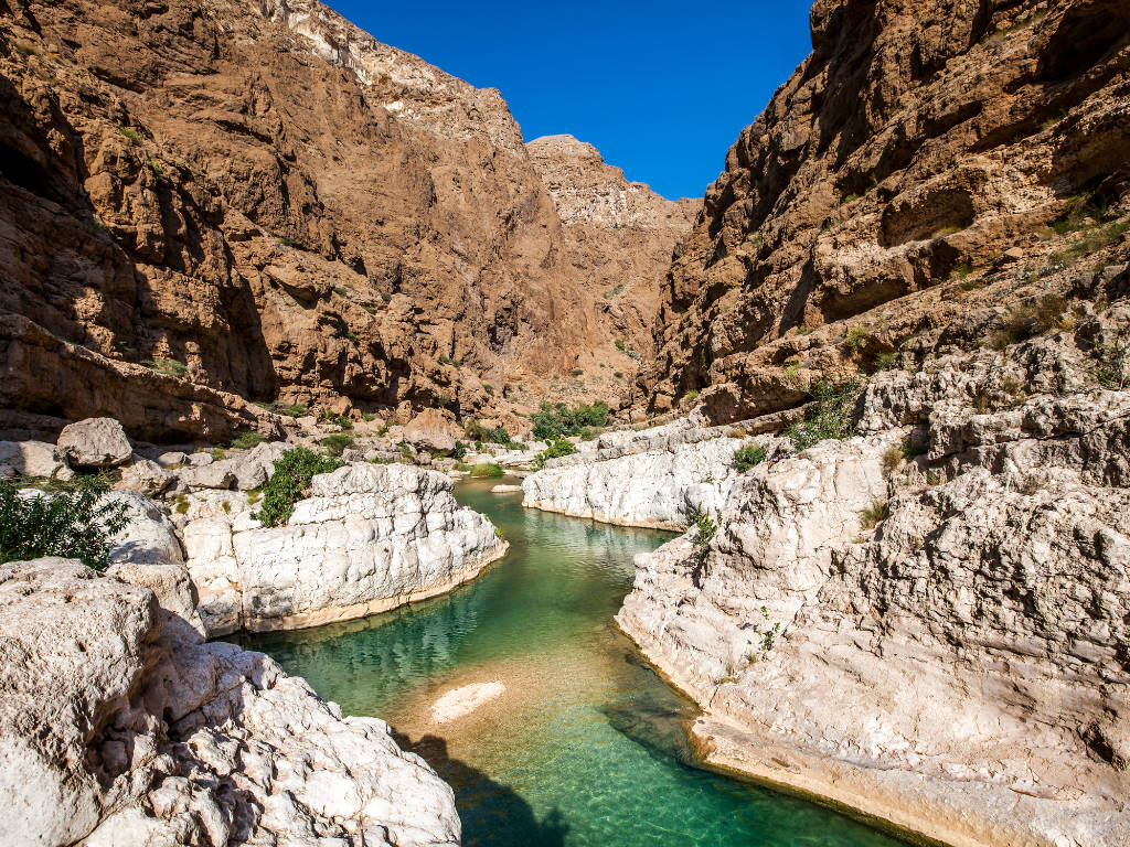 I canyon di Wadi Shab